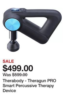 Dick's Sporting Goods Therabody - theragun pro smart percussive therapy device offer