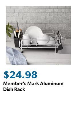 Sam's Club Member's mark aluminum dish rack offer