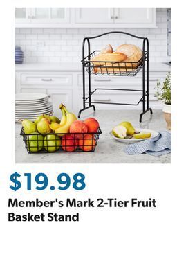 Sam's Club Member's mark 2-tier fruit basket stand offer