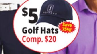 Ocean State Job Lot Golf hats offer