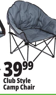 Ocean State Job Lot Folding club style camp chair offer