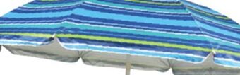 Ocean State Job Lot 7' fiberglass tilting beach umbrella offer