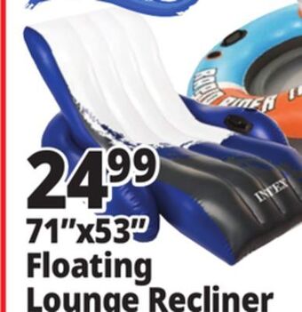 Ocean State Job Lot Intex floating recliner pool lounge offer