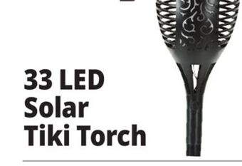 Ocean State Job Lot Led solar powered flickering flame tiki torch light offer