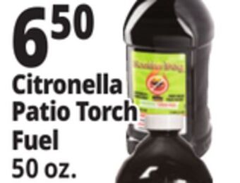 Ocean State Job Lot Citronella patio torch fuel offer