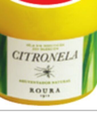 Ocean State Job Lot Citronella pillar candle offer