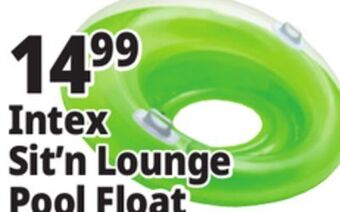 Ocean State Job Lot Intex sit 'n lounge float offer