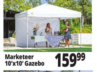 Ocean State Job Lot Marketeer 10'x10' one-touch pop-up gazebo offer