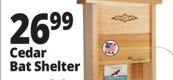 Ocean State Job Lot Cedar bat shelter offer