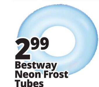 Ocean State Job Lot Bestway h2ogo! inflatable frosted neon swim ring offer