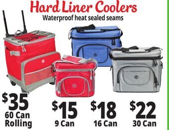Ocean State Job Lot Hard liner coolers offer