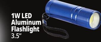 Ocean State Job Lot 80 lumen aluminum cob flashlight offer