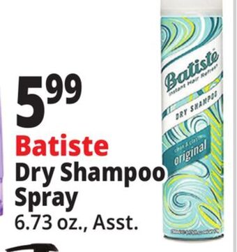 Ocean State Job Lot Batiste dry shampoo spray offer