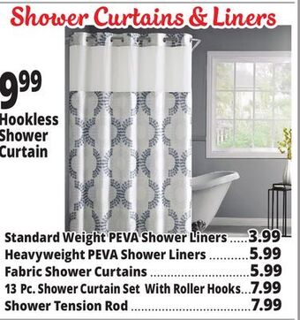 Ocean State Job Lot Shaver curtains & liners offer