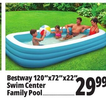 Ocean State Job Lot Bestway 120x72x22 swim center family pool offer