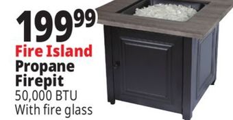 Ocean State Job Lot Fire island lp gas outdoor fire pit offer