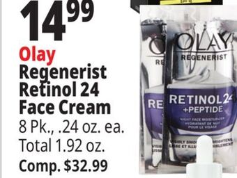 Ocean State Job Lot Olay regenerist retinol 24 face cream offer