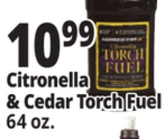 Ocean State Job Lot Citronella & cedar torch fuel offer