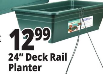 Ocean State Job Lot 24 deck rail planter offer