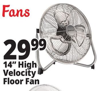 Ocean State Job Lot Penguin high velocity floor fan, 14 offer