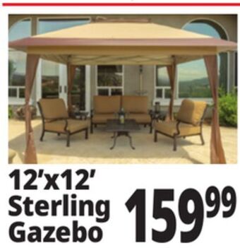 Ocean State Job Lot Sterling 12' x 12' instant pop-up gazebo offer