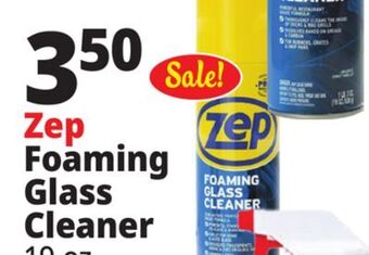 Ocean State Job Lot Zep foaming glass cleaner offer