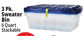 Ocean State Job Lot Mr. fresh sweater storage bins, 3-count offer