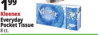 Ocean State Job Lot Kleenex everyday pocket tissue offer