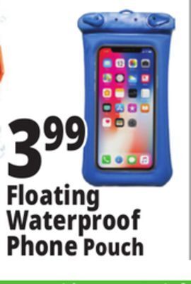 Ocean State Job Lot Techbunch universal waterproof phone pouch offer