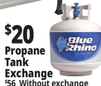 Ocean State Job Lot Blue rhino propane tank exchange offer