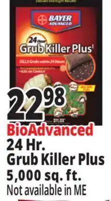 Ocean State Job Lot Bioadvanced 24 hr. grub killer plus 5,000 sq. ft. offer