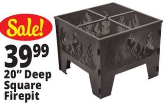 Ocean State Job Lot 20 deep square firepit offer