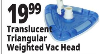 Ocean State Job Lot Translucent triangular weighted vac head offer