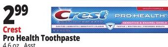 Ocean State Job Lot Crest pro health toothpaste offer