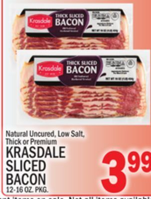 C Town Krasdale sliced bacon offer