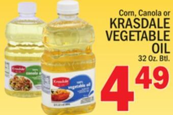Krasdale vegetable oil