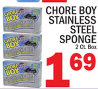 C Town Chore boy stainless steel sponge offer