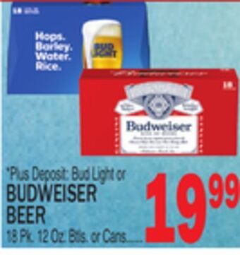 C Town Budweiser beer offer