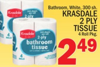 C Town Krasdale 2 ply tissue offer