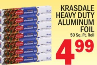 C Town Krasdale heavy duty aluminum foil offer