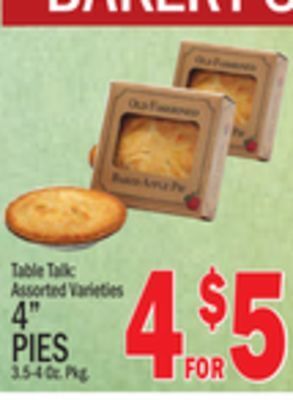 C Town 4 pies offer