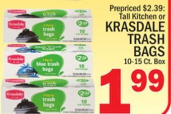 C Town Krasdale trash bags offer