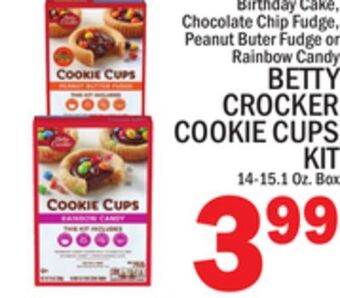 C Town Betty crocker cookie cups kit offer