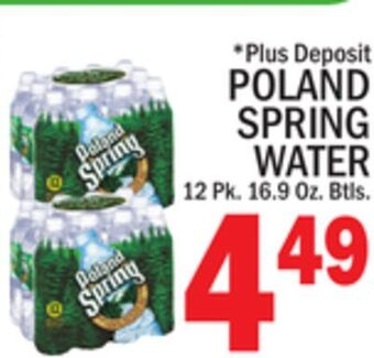 C Town Poland spring water offer