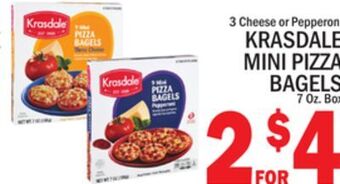 C Town Krasdale mini pizza bagels offer