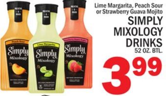 C Town Simply mixology drinks offer