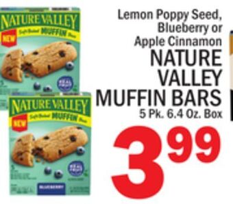 C Town Nature valley muffin bars offer