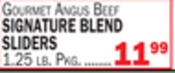 C Town Signature blend sliders offer