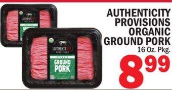 C Town Organic ground pork offer