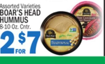 C Town Boar's head hummus offer